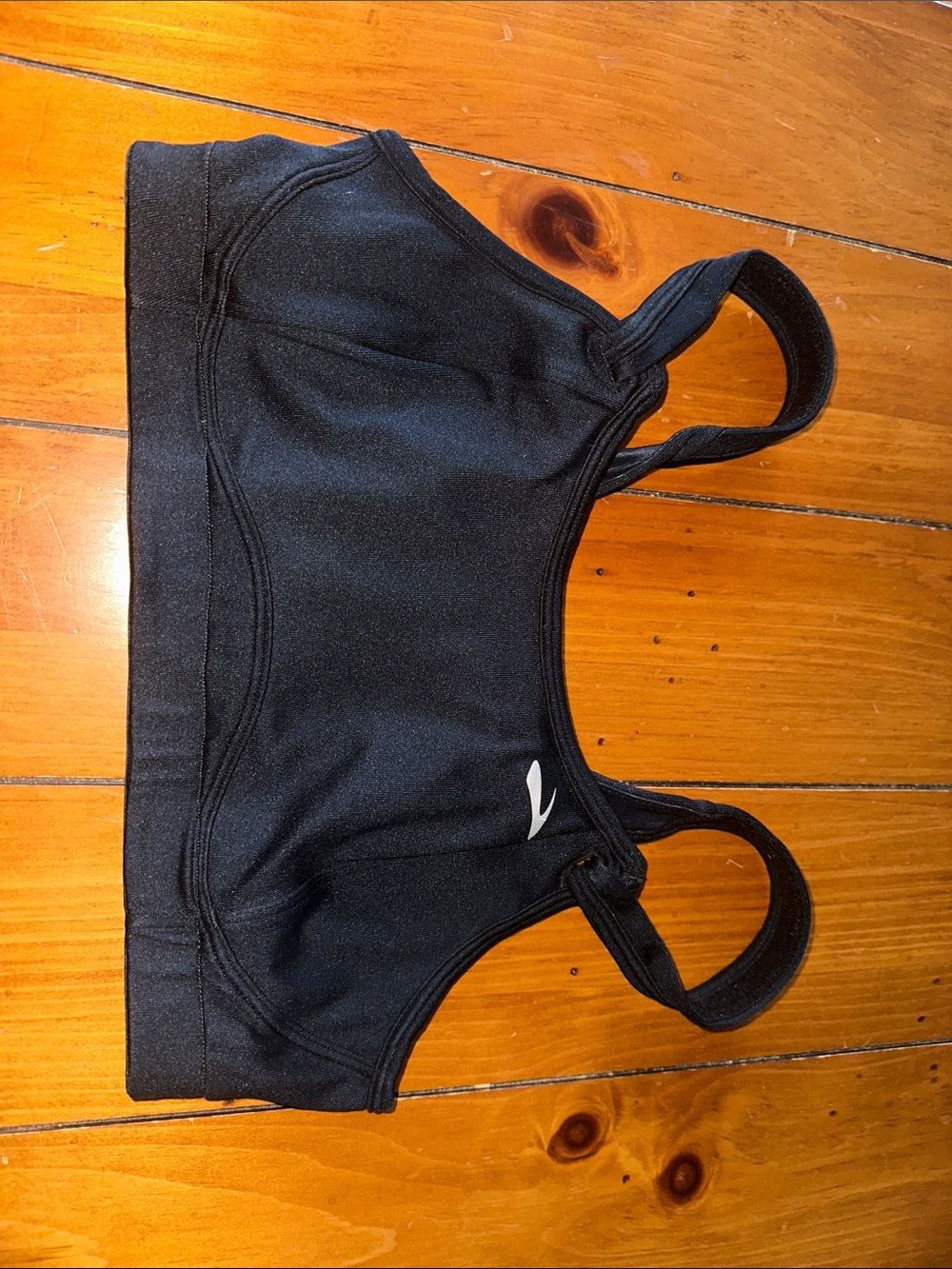 Brooks Black Racerback Sports Bra